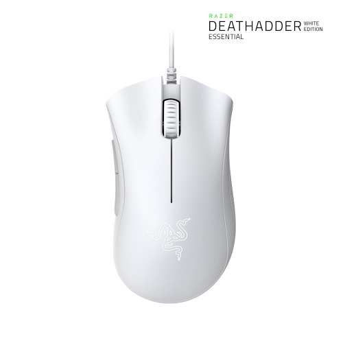 레이저코리아 Razer DeathAdder Essential White(화이트) 유선 게이밍 마우스